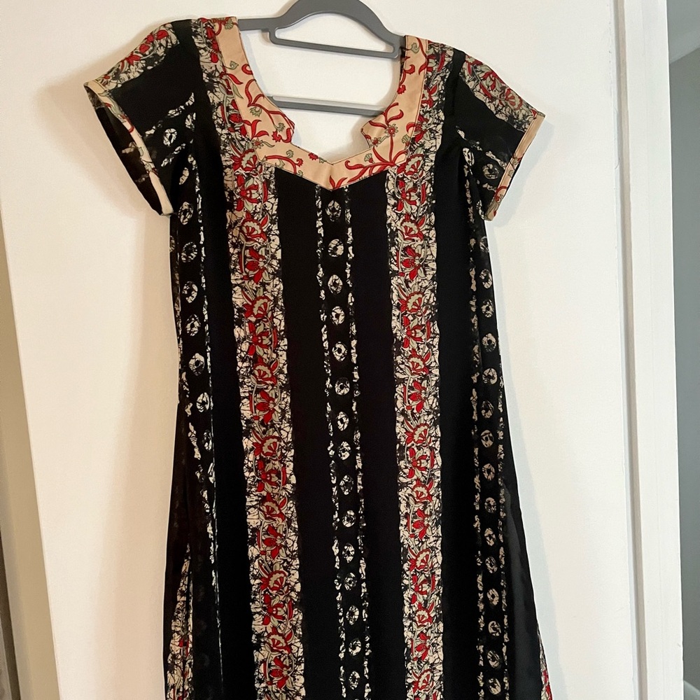 Vintage Indian Sari style sheer over layer / dress